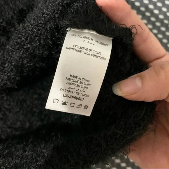 Ardene one shoulder knit black sweater dress Size M - Picture 5 of 6